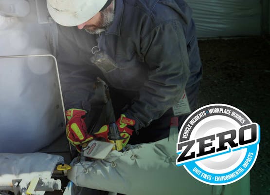 Archrock field service safety worker.