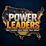Power Leaders podcast cover art.
