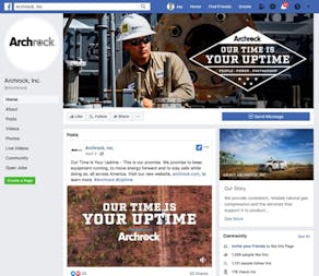 Archrock Facebook Screenshot