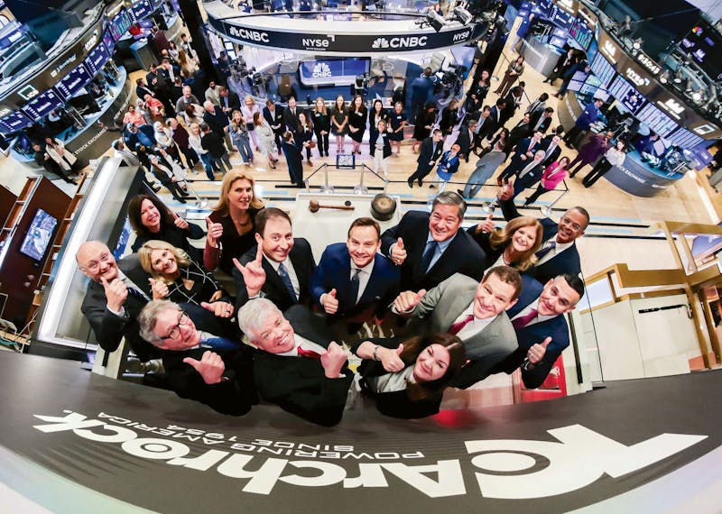 Archrock Leadership Team ringing the NYSE Bell